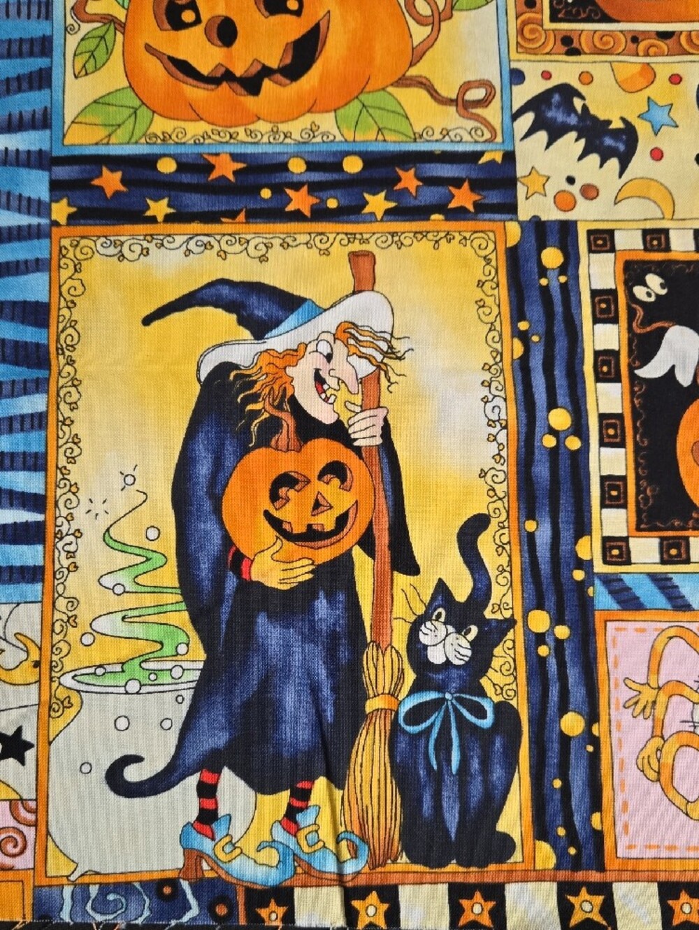 ๐๐๐2006 Witch Hazel's Pumpkin Patch Alexander Henry Fabrics Collection 1/2 Yd - Picture 4 of 8